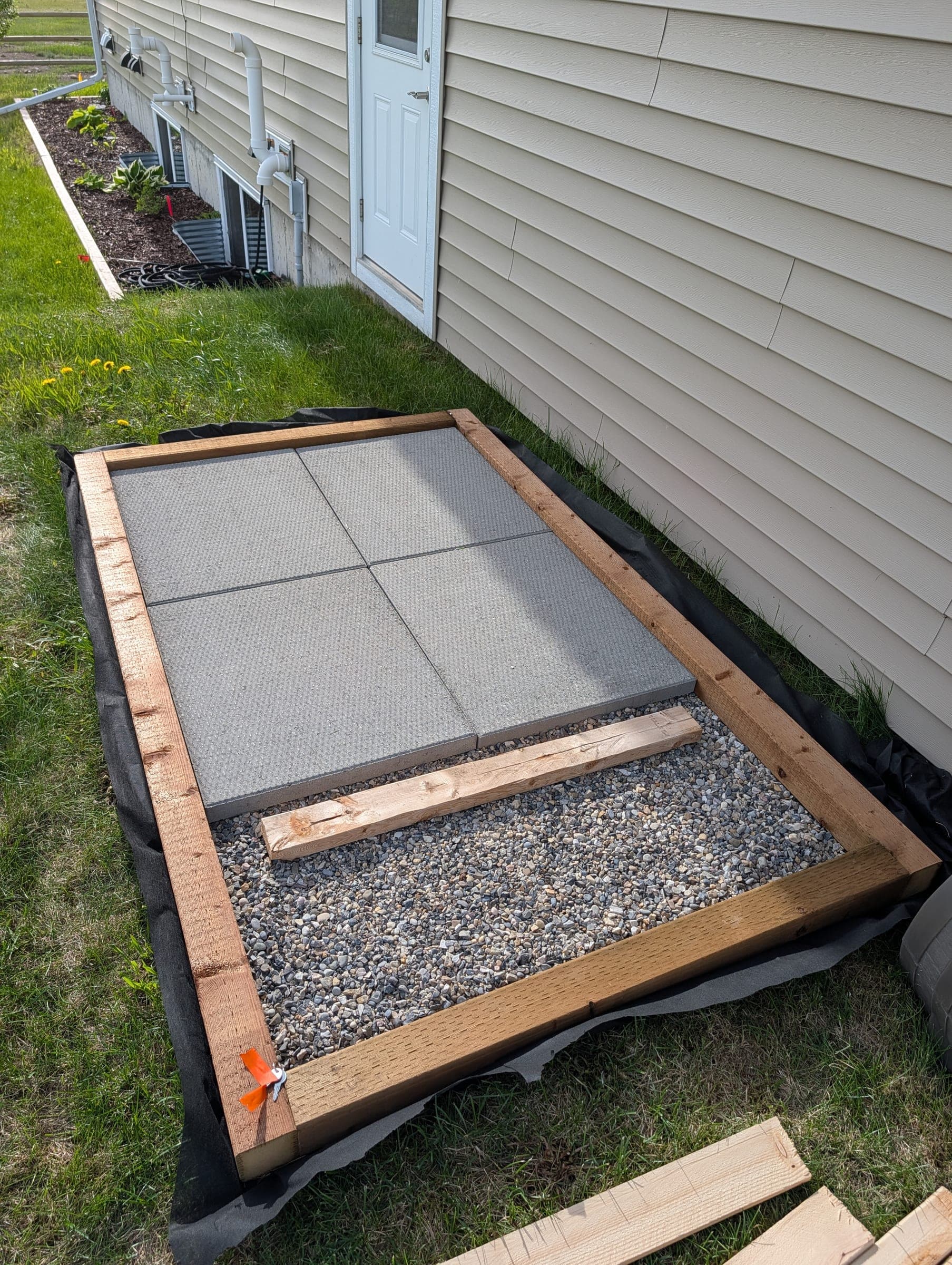 Generator pad prepared